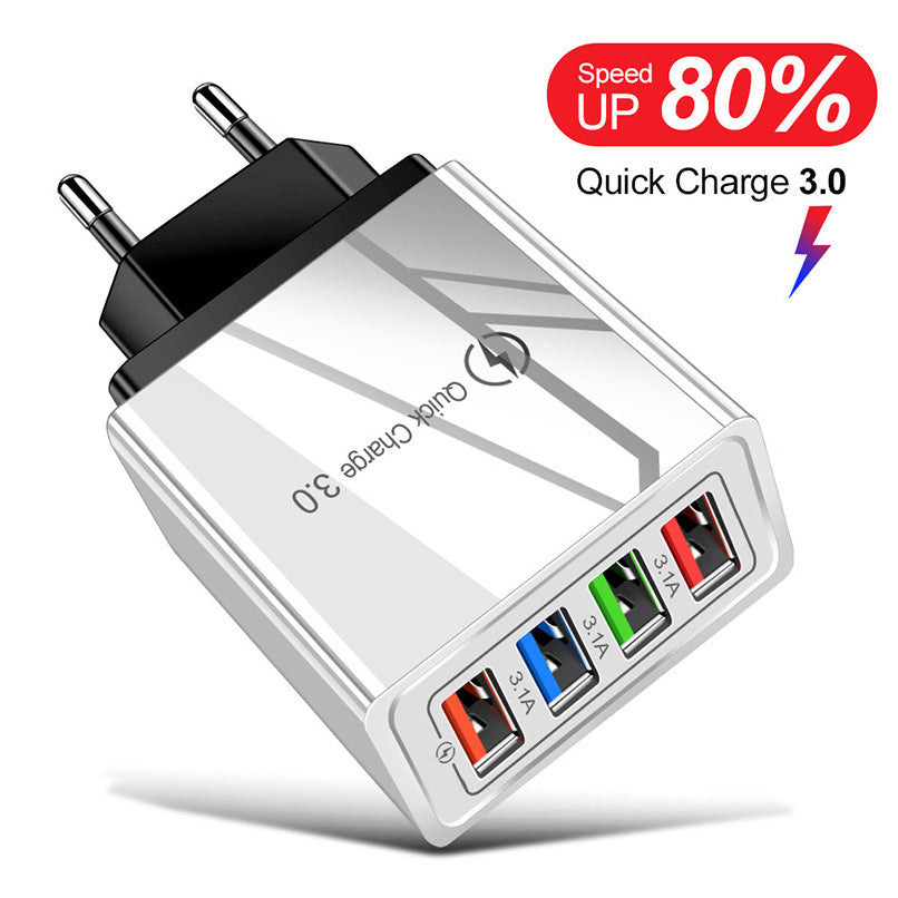 Luminous Color Mobile Phone Charging Head Intelligent 3A Luminous Color Mobile Phone Charging Head Intelligent 3A